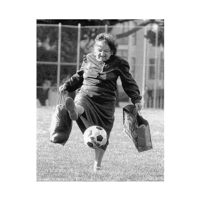 The problem with football is…..…the football!